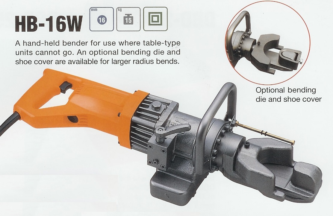 HB-16W handheld portable rebar bender